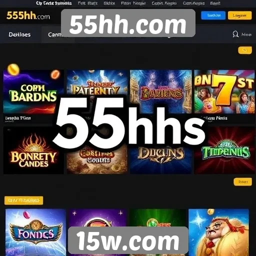 Jogos populares disponíveis no site 55hh.com